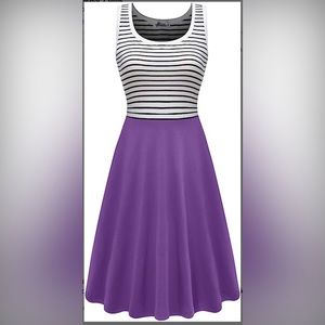 Striped top dress